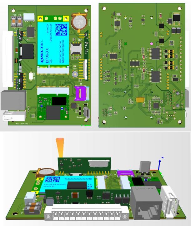 Рендер FCU 2.0 вид сбоку
