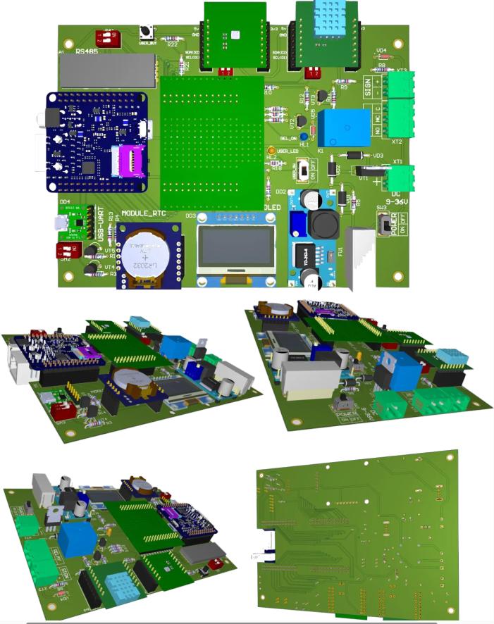 Учебная плата NapiSci на основе NAPI-C