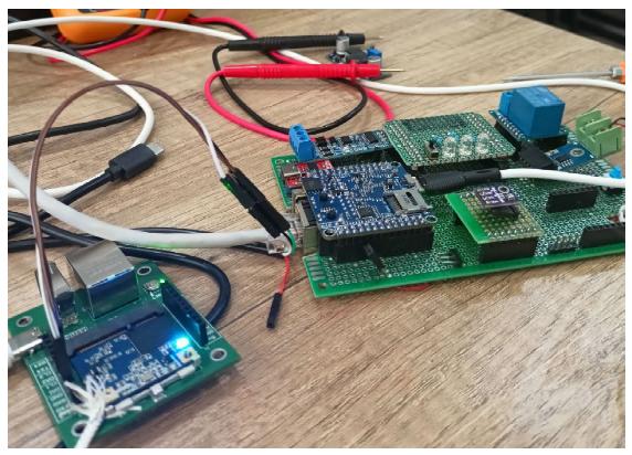 Тестовая плата на NAPI C