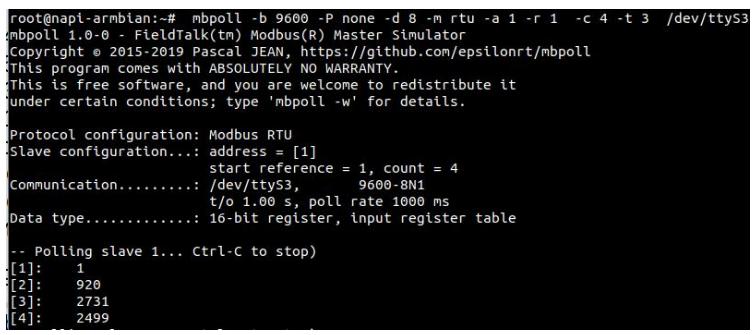 Результат опроса mbpoll