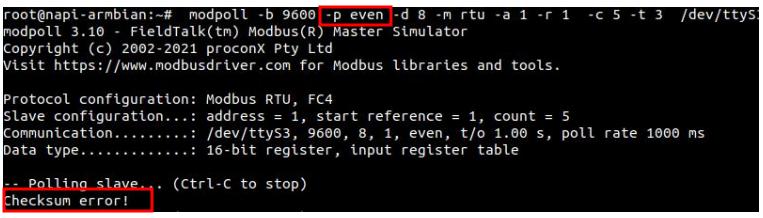 Ошибка checksum error