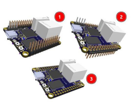 Варианты расположения ножек Napi-C