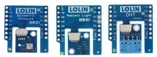 Готовые датчики Wemos